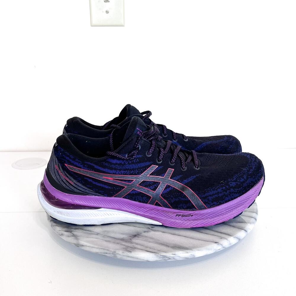 Asics Women's Black Purple Pink Running Shoes